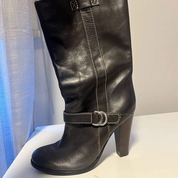 Ralph Lauren Knee-High Leather Boots - Picture 7 of 9